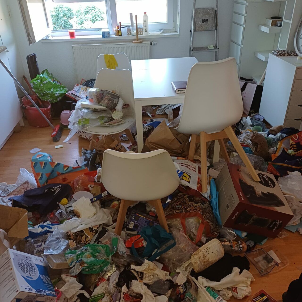 Vorher-Nachher Arbeitseinblick